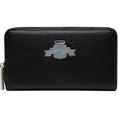 Replay porte-monnaie Zip Around Wallet Black noir