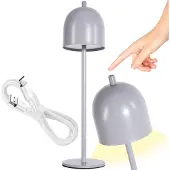 Toolight Lampe de Chevet APP1362-T Grey