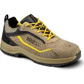 Sparco Chaussures de sécurité 07538TAGI Indy Colton ESD S1PS SR, beige/jaune, 42