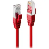 Lindy 45624 S/FTP Cat6 Kabel, rot, 3.00m LSOH, inkl. Testprotokoll