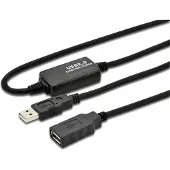 Digitus USB 2.0 Verlängerungskabel Aktiv Typ A -A 10m schwar