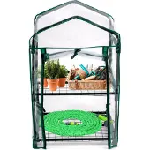24hShop Serre de jardin 45 x 50 x 80 cm - 2 étages - Serre à tomates