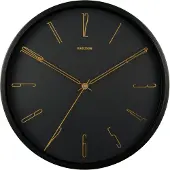 Karlsson - Horloge murale Belle Numéros - Noir