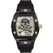 Philipp Plein Montre à affichage analogique or / noir / argent