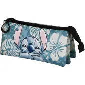 KARACTERMANIA - Piórnik potrójny Disney Stitch Aloha, premium akcesorium szkolne