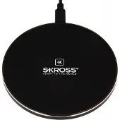 Skross 40774 Wireless Charger 10, noir - chargement pratique sans fil pour les appareils compatibles Qi