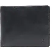 Esquire Cuir porte-monnaie Compact Wallet Black noir
