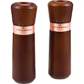 Cole & Mason Moulin à poivre Moulin à sel Lyndhurst Chestnut Rose Gold Set cadeau avec moulin précis Marron One Size