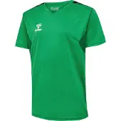 Hummel T-Shirt fonctionnel 'Authentic' vert / vert foncé / noir / blanc