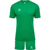 Hummel Survêtement citron vert / blanc