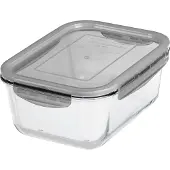 Gastromax 7703 Boîte fraîcheur en verre , 0,25 litre, grise