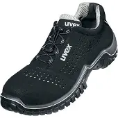 Uvex chaussures basses motion style S1 noir, argent largeur 11 Gr. 42