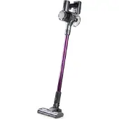 Domo 2-in-1 (do247sv) - Aspirateur Balai 2-en-1 Autonomie 35 Min Aspiration Max. 200 W Mauve