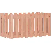 vidaXL Lit surélevé design clôture à lattes 100x50x50 cm bois massif douglas