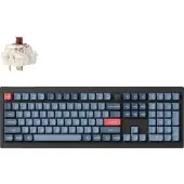 Keychron V6 Max QMK/VIA Clavier mécanique sans fil, QWERTY Layout US - Gateron Jupiter Brown V6M-D3