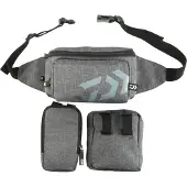 Daiwa Logo Waist Pack Gris