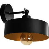 Toolight Applique Murale APP1332-1W Black Gold