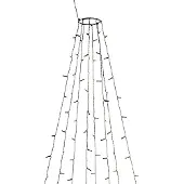 Konstsmide Kit d’éclairage 4m - 8x 50 led - 2200K pour sapin de Noël