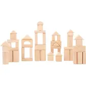 Small Foot Holzbausteine Natur 50er-Pack im Beutel