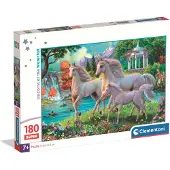 Clementoni , le Puzzle européen Made in Italie Puzzle Pièces XXL - Licornes et cascade - 150 à 199 pièces