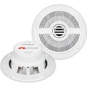 Renegade Haut-parleur coaxial marine RXM62W à 2 voies, 16,5 cm, blanc