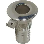 Goldenship Passage de tuyau en acier inoxydable Argent 3/4'' Argent 3/4