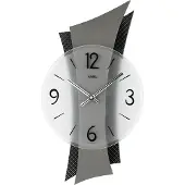 AMS Horloge murale à quartz , mouvement à quartz, 23x43x6cm, 9400