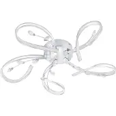 Eglo 97487 VALLEMARE LED 5-fois plafonnier 5x6,6W Ø650mm chrome blanc chaud