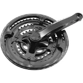 Prowheel Pédalier vélo. 3X7/3X8 - Manivelle 170mm