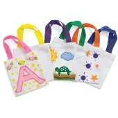 Colorations - Mini sacs de transport en toile, 24pcs.