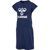 Hummel Robe 'FLOWY ' bleu foncé / blanc