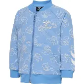 Hummel Veste de survêtement bleu clair / blanc cassé