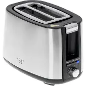 Adler Ad 3214 Toaster Argenté One Size / EU Plug 220V