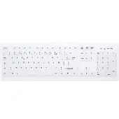 Cherry AK-C8100F-U1-W/FR Tastatur USB AZERTY Französisch Weiß (AK-C8100F-U1-W/FR)
