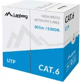 Lanberg Câble Ethernet LAN Gris 305 m