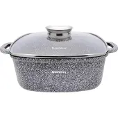 KINGHOFF pot avec revetement en marbre 5,5l 26cm KB7531