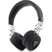 GUESS Suchawki Nauszne Bluetooth Enc Gubh70Pgtspsk Czarny/Black Grained Classic Round Shape