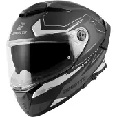 Bogotto FF118 Vilial casque, noir mat/gris, M