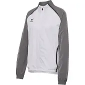 Hummel Veste de sport 'Lead 2.0' gris foncé / noir / blanc cassé