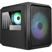 ITek QBO 8 EVO Noir Boîtier PC Micro ATX avec USB 3.0 et ventilateur ARGB