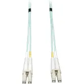Tripp Lite 3M 10Gb Duplex Multimode 50/125 OM3 LSZH Fiber Patch Cable LC/LC Aqua 3 Meters