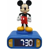 Lexibook Réveil avec veilleuse lumineuse Mickey en 3D