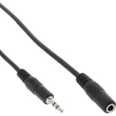 InLine 99934A Klinke Verlängerung, 3,5mm Klinke Stecker / Buchse, Stereo, 1,5m
