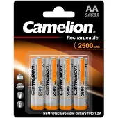 Camelion Piles Nimh Aa 2500mah Haute Capacité, Rechargeables, Avec Boîte De Rangement - Tool Land