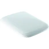 Geberit Toilettensitz iCon Square WC-Sitz, weiß mit Absenkautomatik, Duroplast