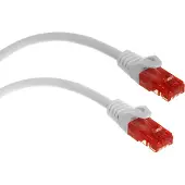 Maclean TV Systems Câble patch Ethernet 2x RJ45 UTP cat6 Câble réseau Lan 7 couleurs 1 mètre blanc
