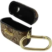 GUESS 4G Script PC/PU Case pour AirPods Pro Brown Housse de protection