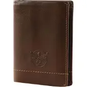 Chiemsee Cuir porte-monnaie Leather Wallet Brown / Black marron foncé