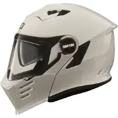 Simpson Darksome Solid, casque rabattable ,Blanc ,M