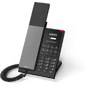 Snom HD350W, téléphone IP, noir, combiné filaire, bureau/mur, antibactérien, Gigabit Ethernet